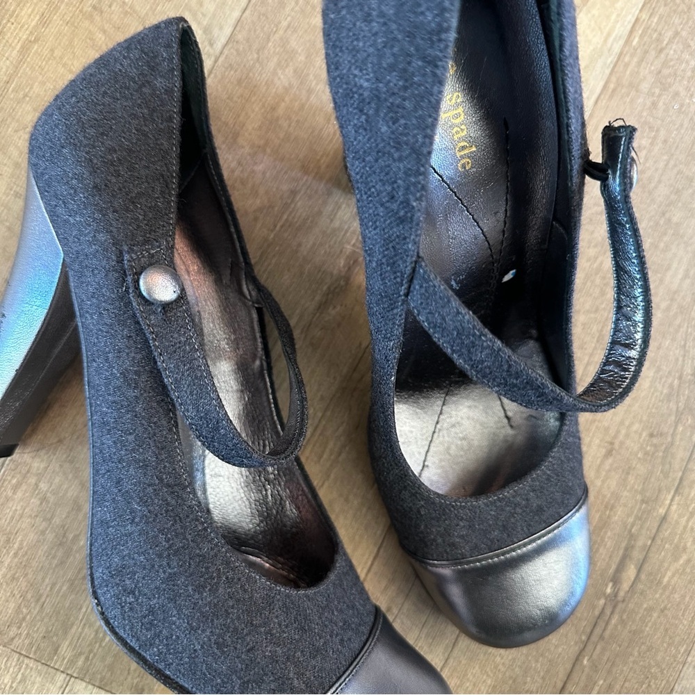 Kate Spade New York Wool Mary Jane Pump Heels